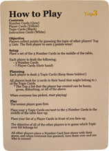 Load image into Gallery viewer, Top3 Card Game